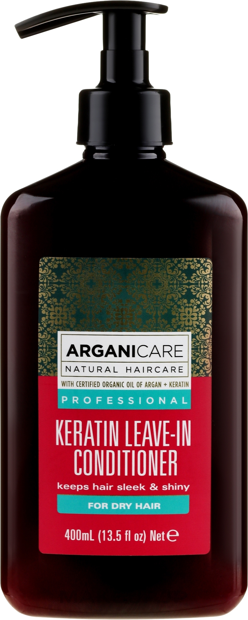 Leave-In Keratin Dry Hair Conditioner - Arganicare Keratin Leave-in Conditioner For Dry Hair — photo 400 ml