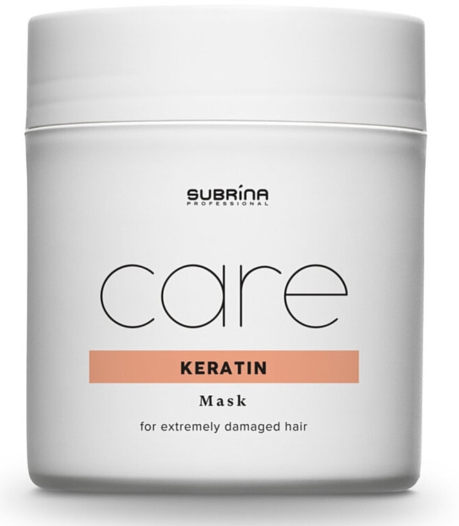 Keratin Mask for Dry & Damaged Hair - Subrina Professional Care Keratin Mask — photo N1