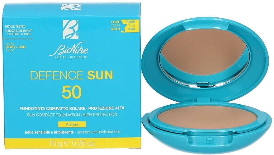 BioNike Defence Sun SPF50 Compact Foundation - Sunscreen Powder — photo N1