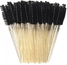 Fragrances, Perfumes, Cosmetics Eyelash Brush 'Crystal', nylon, black and gold - Lena Lashes