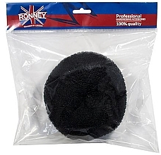 Hair Bun, 15x6.5 cm, black - Ronney Professional Hair Bun 055 — photo N1