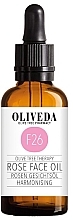 Fragrances, Perfumes, Cosmetics Harmonizing Face Oil "Rose" - Oliveda F26 Rose Face Oil Harmonizing