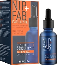Night Face Concentrate with Glycolic Acid - NIP + FAB Glycolic Fix Extreme Booster 10% — photo N2