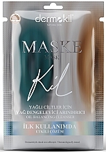 Balancing Mask for Oily Skin - Dermokil Oil Balancing Cleanser Mask (sachet) — photo N1