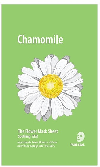 Chamomile Sheet Mask - She’s Lab The Flower Mask Sheet Chamomile — photo N1