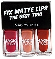 Magic Studio Fix & Matte Lips The Best Trio Set - Lip Gloss Set — photo N7