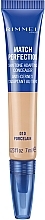Face Corrector - Rimmel Match Perfection Concealer  — photo N4