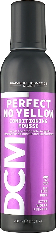 Anti-Yellow Hair Mousse - DCM Perfect No Yellow Conditioning Mousse — photo N1