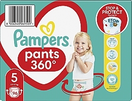 Nappy Pants, Size 5, 12-17 kg, 96 pcs - Pampers — photo N13