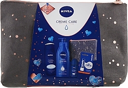 Set - Nivea Creme Care (sh/gel/250ml + b/milk/400ml+deo/50ml+lip/balm/4.8g) — photo N1