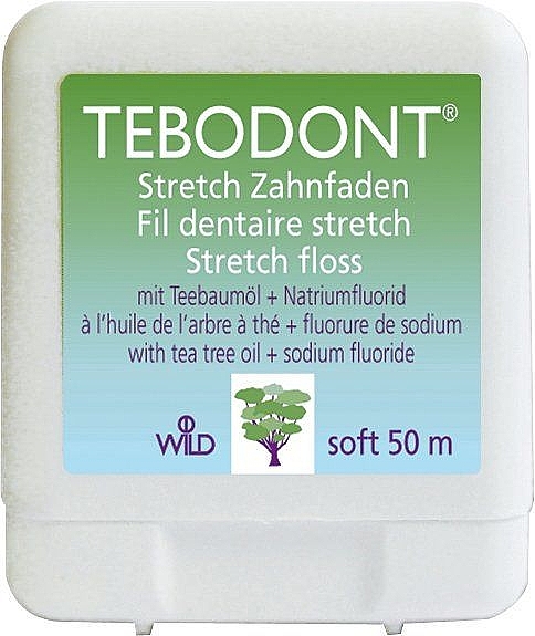 Dental Floss with Tea Tree Oil - Dr Wild Tebodont — photo N1