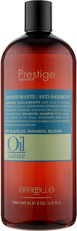 Anti-Dandruff Shampoo with Proctonolamine - Erreelle Italia Prestige Oil Nature Dandruff Shampoo — photo N1