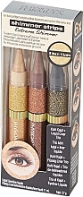 Fragrances, Perfumes, Cosmetics Set - Physicians Formula Shimmer Strips Extreme Shimmer Kajal (3 x eyeliner/11ml)