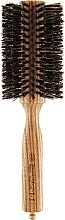 Fragrances, Perfumes, Cosmetics Thermal Brush with Wooden Handle & Boar Bristles d66mm - 3ME Maestri Triangle Brush