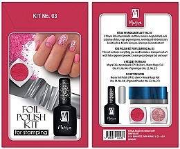 Fragrances, Perfumes, Cosmetics Moyra Foil Polish Kit For Stamping - Foil Stamping Set #3