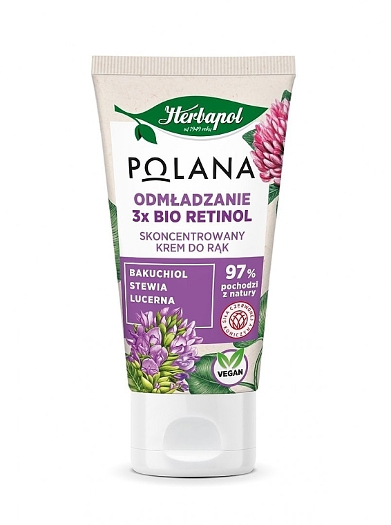 Rejuvenation 3xBioretinol Concentrated Hand Cream - Polana — photo N4