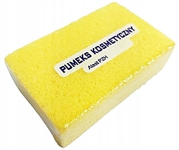 Fragrances, Perfumes, Cosmetics Cosmetic Colored Pumice 8 x 5 cm, yellow - Milmor Callus Remover Pumice