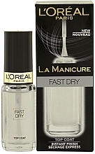 Fragrances, Perfumes, Cosmetics Quick Dry Top Coat - L'Oreal Paris La Manicure Fast Dry Top Coat