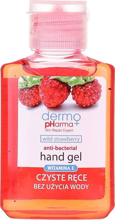 Antibacterial Wild Strawberry Hand Gel - Dermo Pharma Antibacterial Hand Gel — photo N7