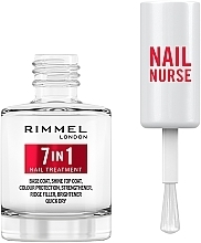 7-in-1 Nail Polish Base and Top Coat - Rimmel Nail Nurse 7 in 1 Nail Treatment — photo N6