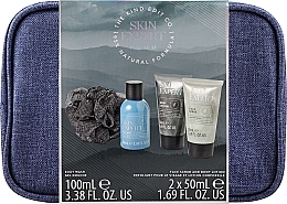 Fragrances, Perfumes, Cosmetics Set - The Kind Edit Co Skin Expert Travellers Bag (b/wash/100ml + f/wash/50ml + b/lot/50ml + sponge + bag)
