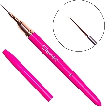 Decor Brush, 8 mm, No. 02 - Clavier Magenta  — photo N1