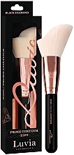 Fragrances, Perfumes, Cosmetics Contour Brush, E209, black - Luvia Cosmetics Prime Contour Black