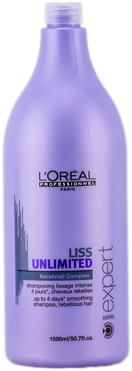 Smoothing Shampoo for Dry & Unruly Hair - L'Oreal Professionnel Liss Unlimited Shampoo — photo N3