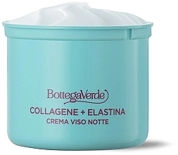 Night Face Cream  - Bottega Verde Collagen + Elastine Night Face Cream Refill (refill) — photo N1