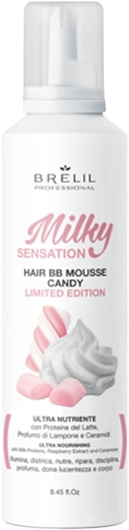 Hair Mousse - Brelil Milky Sensation Hair BB Mousse Candy Limited Edition — photo N1