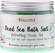 Fragrances, Perfumes, Cosmetics Green Tea Scented Dead Sea Salt for Bath - Nacomi Dead Sea Bath Salt