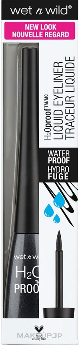 Waterproof Eyeliner - Wet N Wild H2o Proof Felt Tip Liquid Eyeliner — photo Black