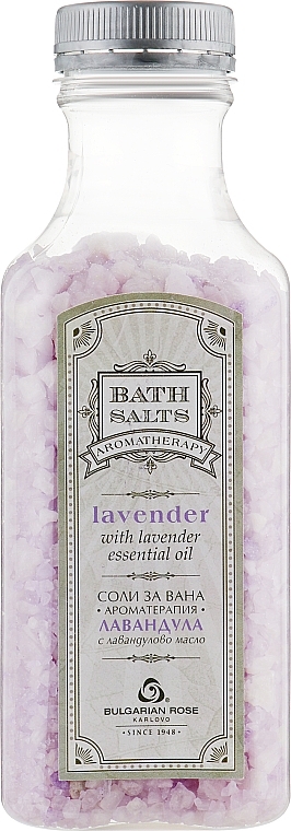 Bath Salt "Lavender" - Bulgarian Rose Aromatherapy Lavender Bath Salts  — photo N3
