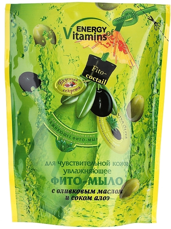 Moisturizing Phyto-Soap for Sensitive Skin - Vkusnyye Sekrety Viva Oliva (doypack) — photo N1