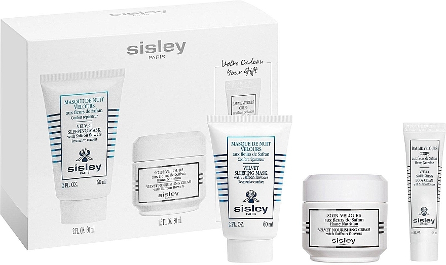 Set - Sisley Velvet Set (f/mask/60ml + f/cr/50ml + b/cr/15ml) — photo N2