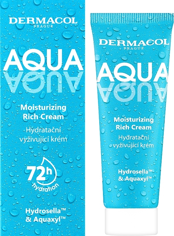 Moisturizing Face Cream - Dermacol Aqua Aqua Moisturizing Rich Cream — photo N2