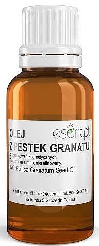 Unrefined Pomegranate Seed Oil - Esent  — photo N1