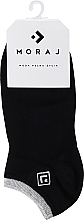 Women Cotton Socks, black - Moraj Basic — photo N1