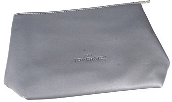 Makeup Bag "Leather", 96952, gray - Top Choice  — photo N1