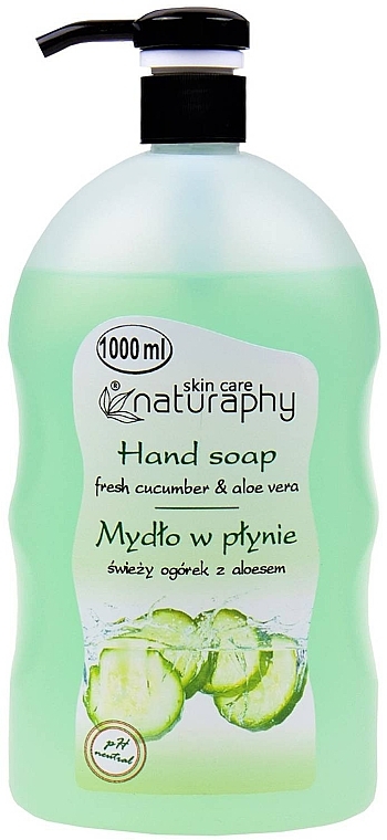 Cucumber & Aloe Vera Hand Liquid Soap - Naturaphy Hand Soap — photo N12