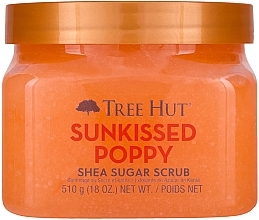 Fragrances, Perfumes, Cosmetics Body Scrub - Tree Hut Sunkissed Poppy Sugar Scrub