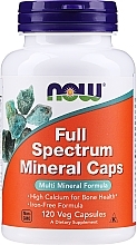 Full Spectrum Minerals Capsules - Now Foods Full Spectrum Minerals Iron-Free — photo N1