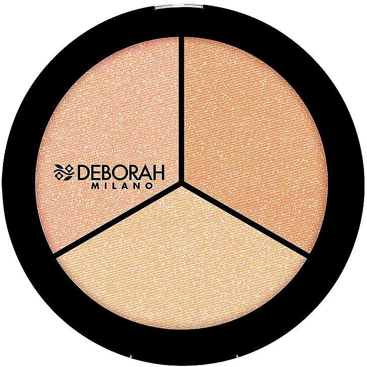 Trio Highlighter - Deborah Highlighter Trio Palette — photo N1