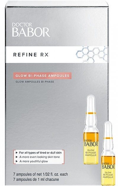 Face Ampoules - Babor Doctor Babor Refine Rx Glow Bi-Phase Ampoules — photo N1