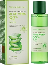 Fragrances, Perfumes, Cosmetics Face Toner - Bioaqua Aloe Vera 92% Toner