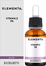 Vitamin E 2% Face Serum - Bioearth Elementa Nutri Vitamin E 2% — photo N3