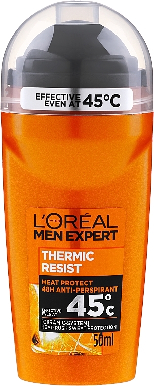 Roll-On Deodorant - L'Oreal Paris Men Expert Thermic Resist Clean Cool Deo Roll-On — photo N4