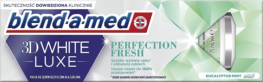 Toothpaste - Blend-a-Med 3D White Luxe Perfection Fresh Eucalyptus Mint — photo N6