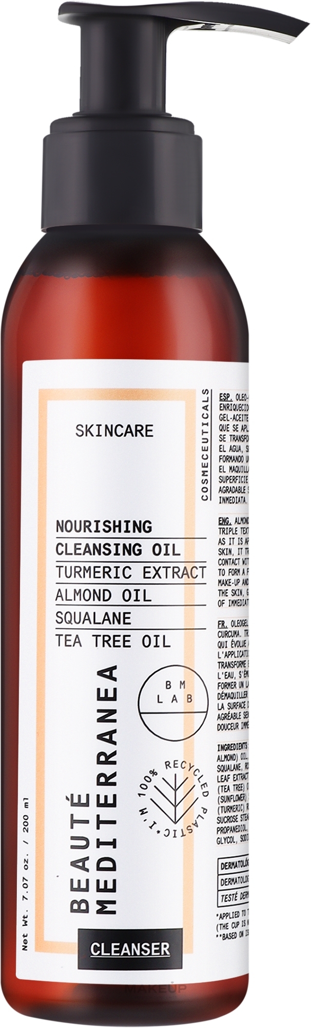 Nourishing Cleansing Face Oil - Beaute Mediterranea Nourishing Cleansing Oil — photo 200 ml