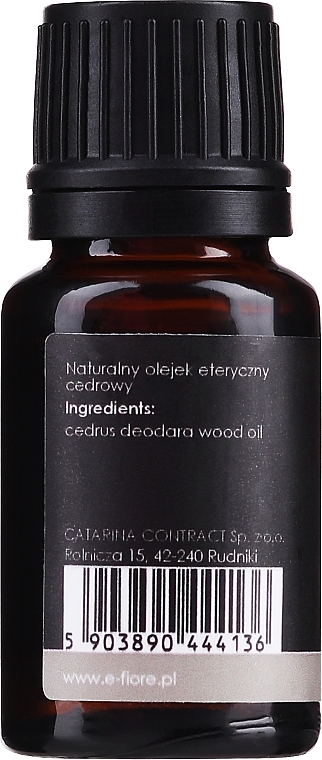 Natural Essential Oil "Cedar" - E-Fiore Cedr Natural Essential Oil — photo N2